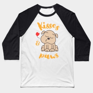 Kisses and Paws Baseball T-Shirt